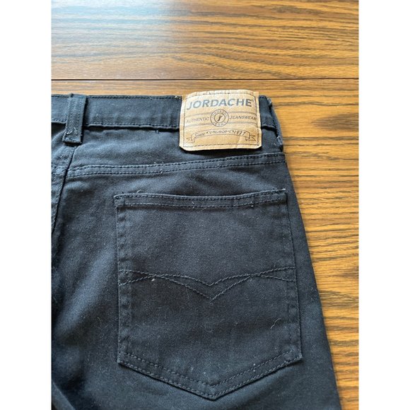 Jordache stretch woman’s black jeans boot cut bell bottom size 11/12 - Picture 3 of 9